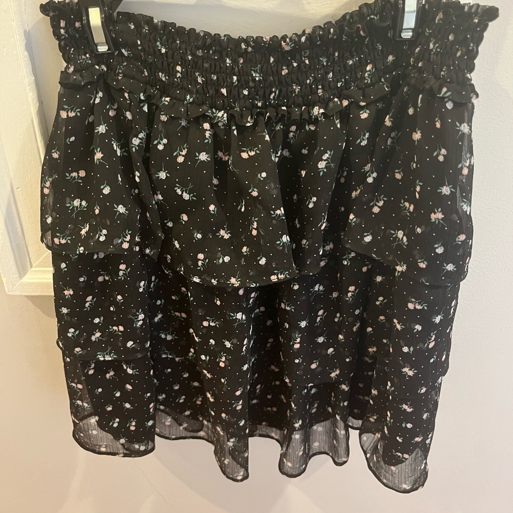 floral skirt